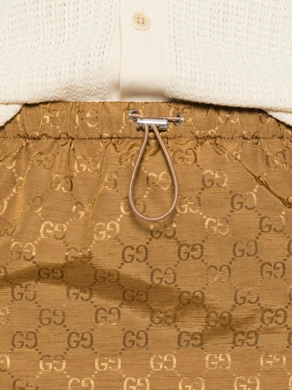 Gg Nylon Mini Skirt sold by Wanan Luxury product image thumbnail 2