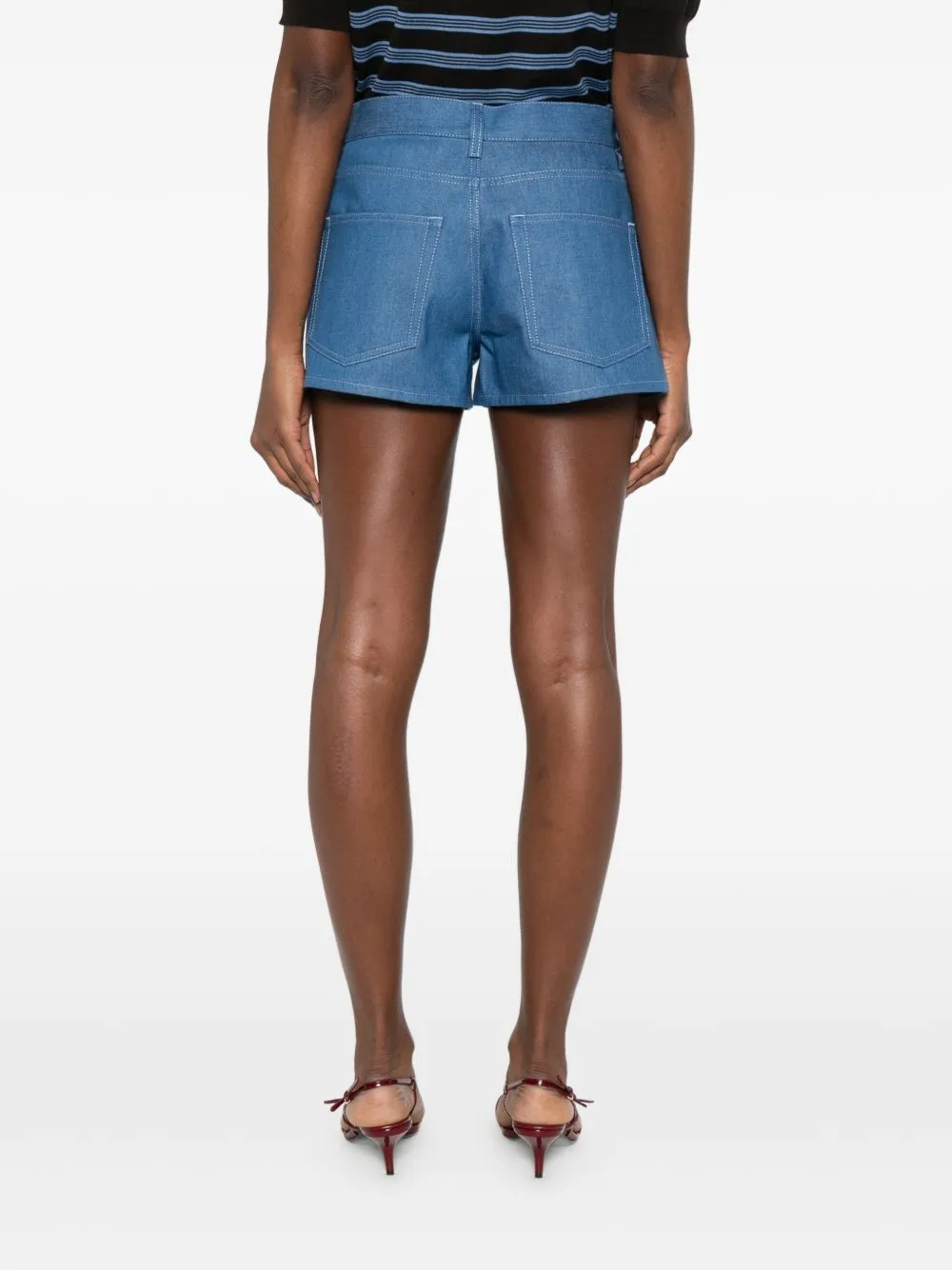 Denim Cotton Shorts sold by Wanan Luxury product image thumbnail 4