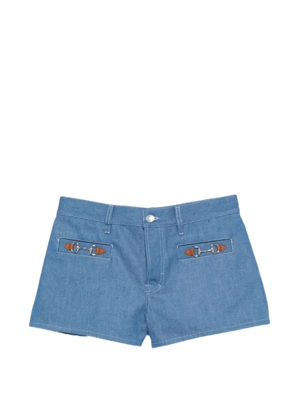 Denim Cotton Shorts sold by Wanan Luxury