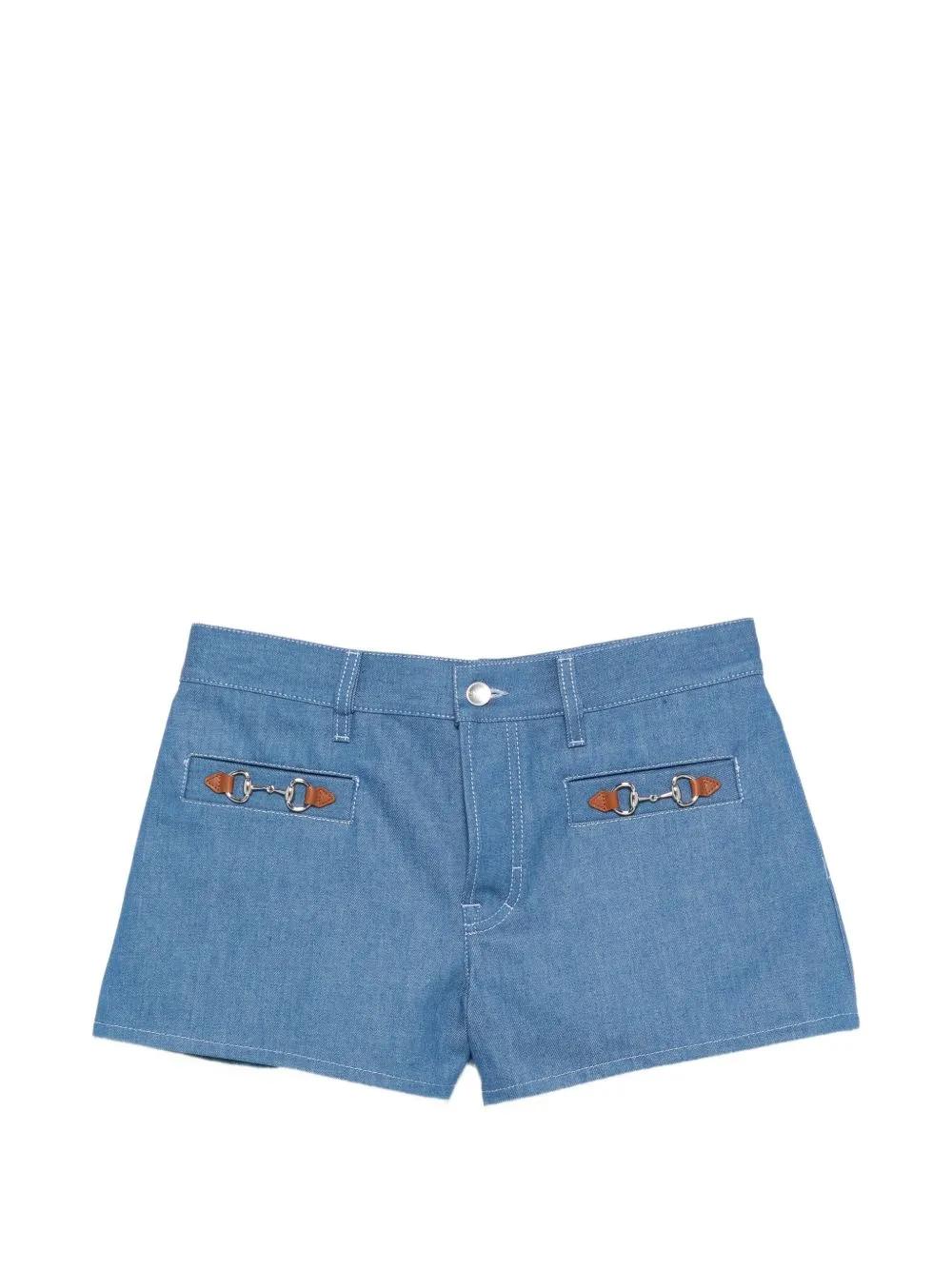 Denim Cotton Shorts sold by Wanan Luxury