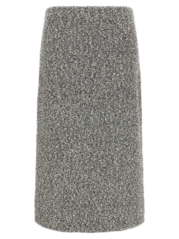 Tweed Skirt Skirts Black made by Tory Burch