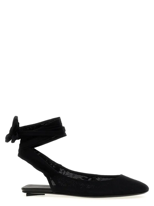Cloe Flat Shoes Black made by The Attico