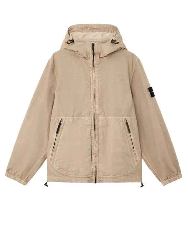 Organic-Look Nylon Panama-Tc Jacket sold by Wanan Luxury