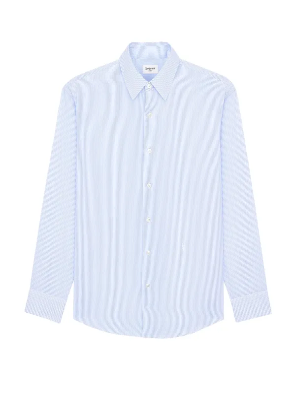 Cassandre Cotton Shirt With Striped Pattern sold by Wanan Luxury