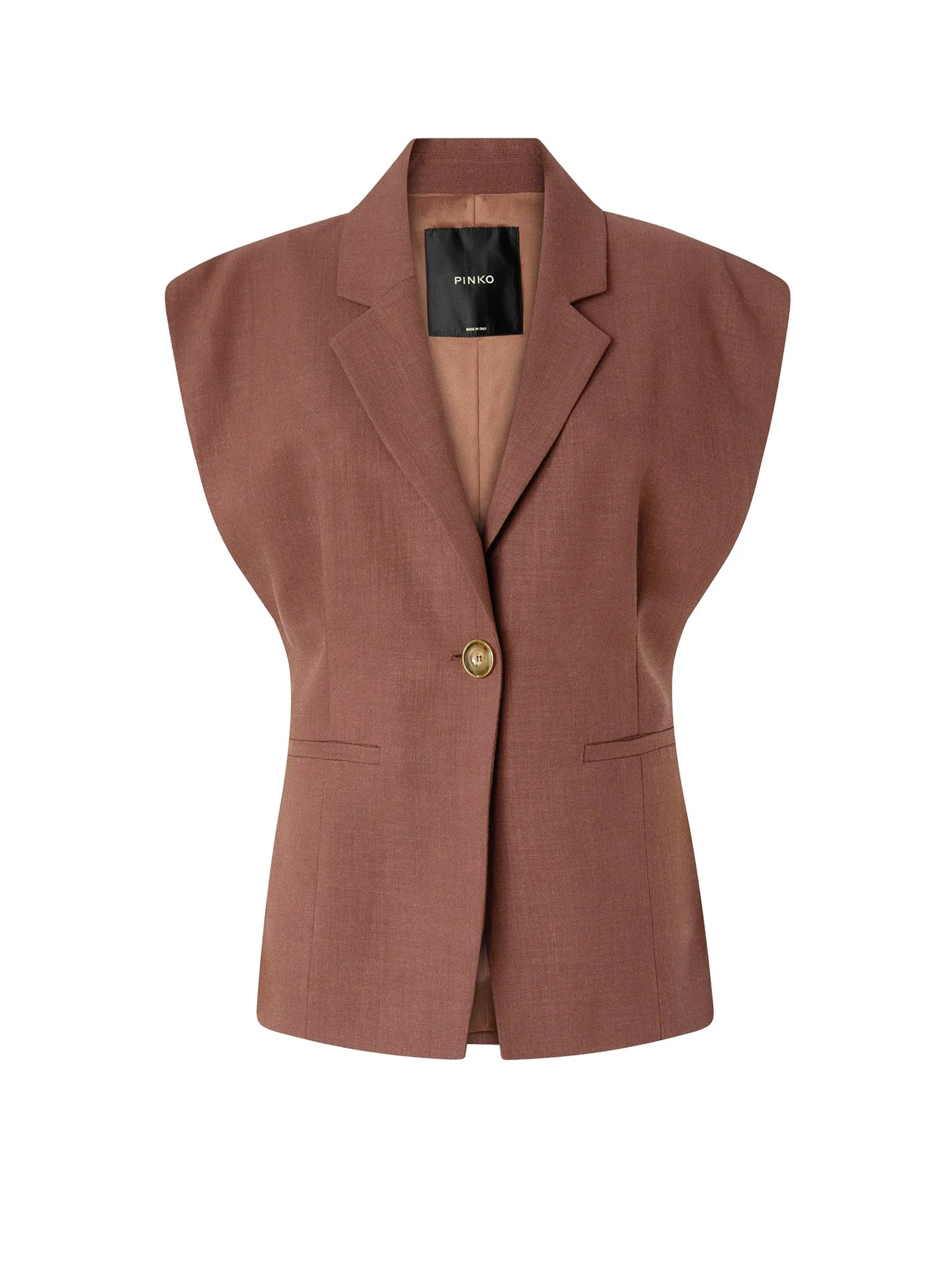 Floella Sleeveless Blazer sold by Wanan Luxury