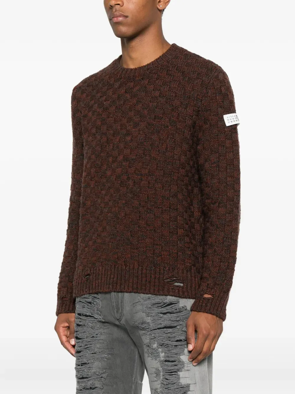 Crewneck Wool Sweater sold by Wanan Luxury product image thumbnail 3