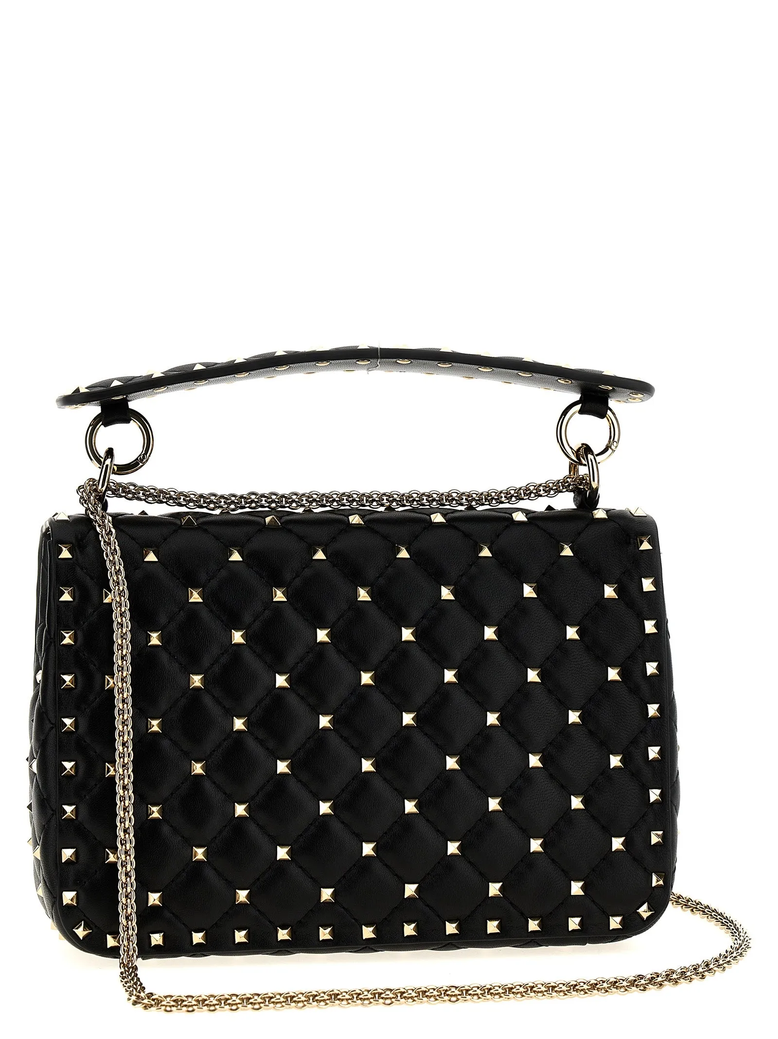 Rockstud Spike Shoulder Bags Black sold by Wanan Luxury product image thumbnail 2