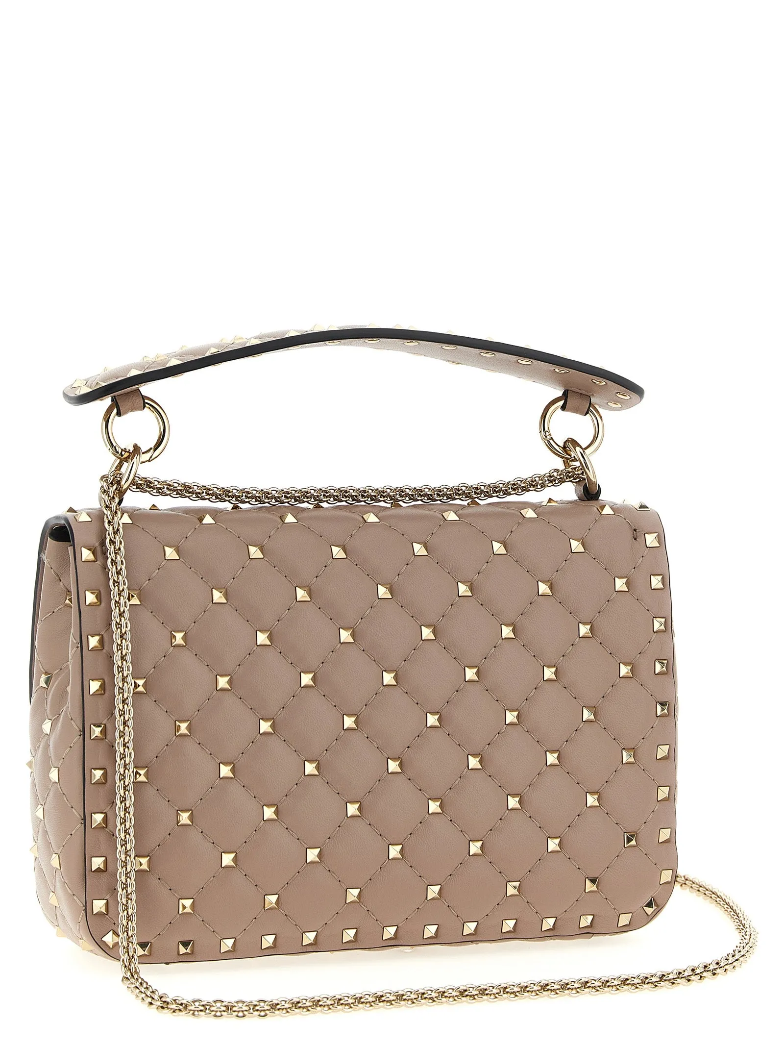 Rockstud Spike Shoulder Bags Pink sold by Wanan Luxury product image thumbnail 2