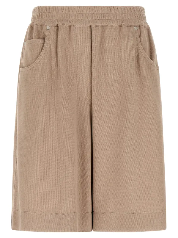 Cotton Shorts Bermuda And Short Brown sold by Wanan Luxury