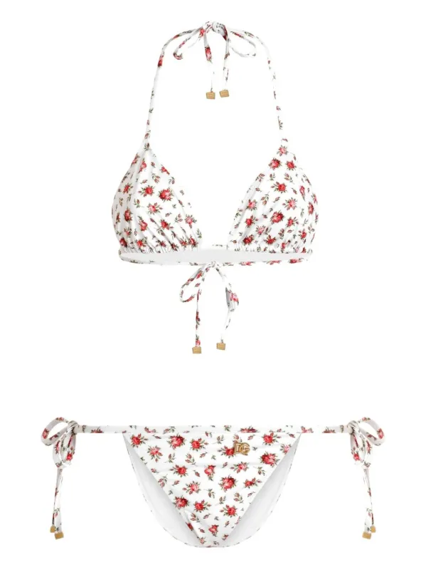 Roses Print Bikini Set sold by Wanan Luxury