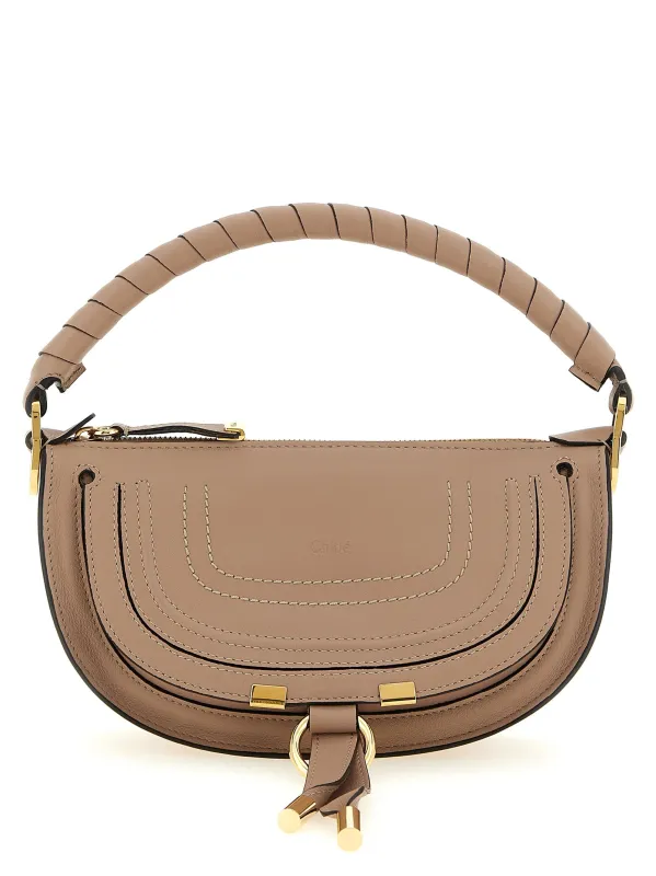 Marcie Shoulder Bags Beige made by Chloe