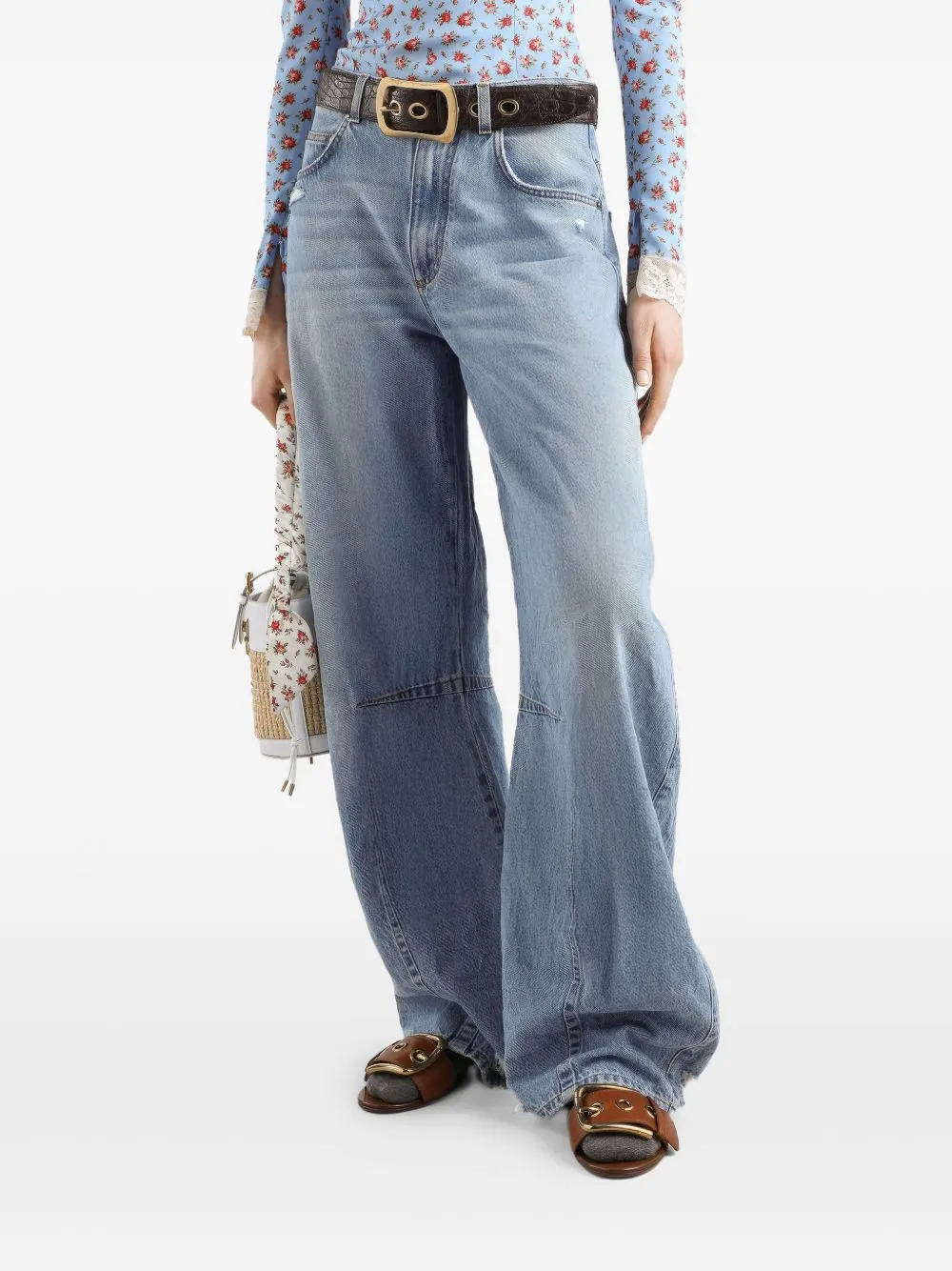 Denim Cotton Jeans sold by Wanan Luxury product image thumbnail 4