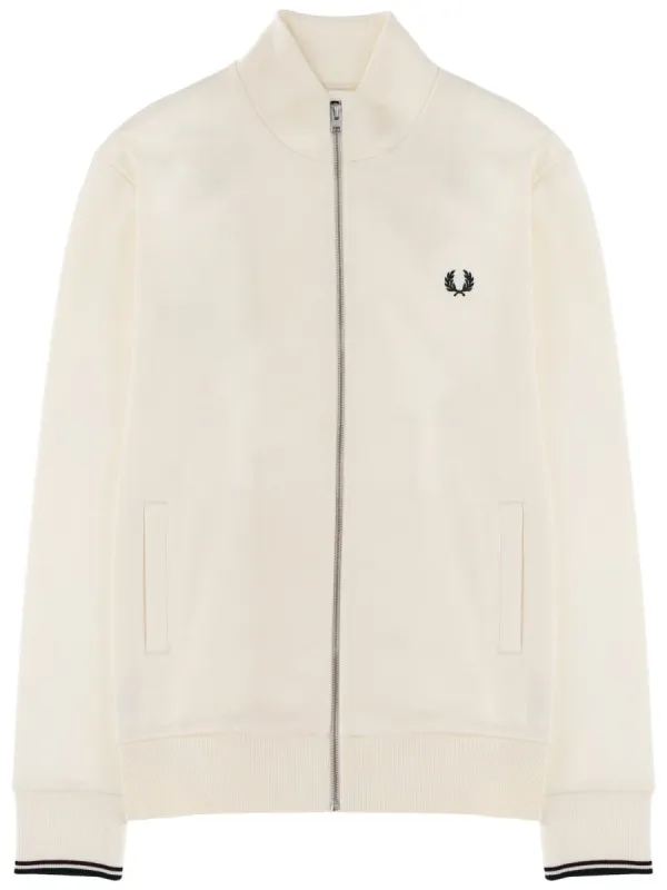 Sweatshirt With Logo And Zipper made by Fred Perry