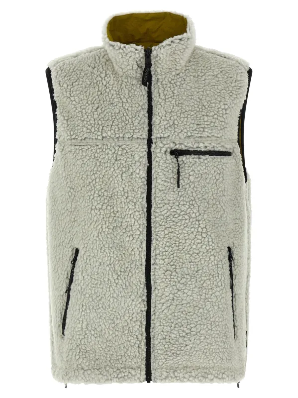 Reversible Sherpa Gilet Multicolor made by Gramicci
