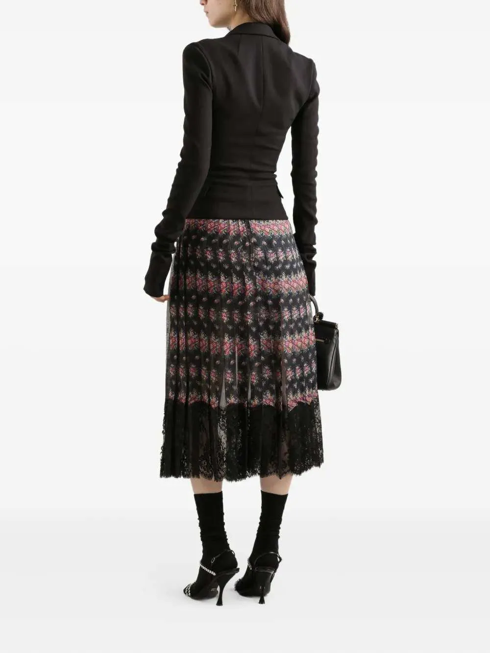 Floral Lace Midi Skirt sold by Wanan Luxury product image thumbnail 5
