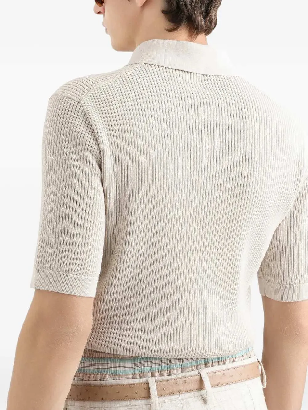 Ribbed Polo sold by Wanan Luxury product image thumbnail 5