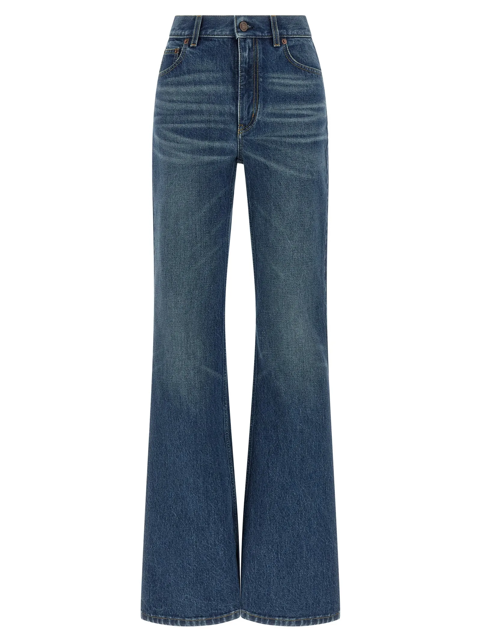 Palazzo Jeans Blue sold by Wanan Luxury