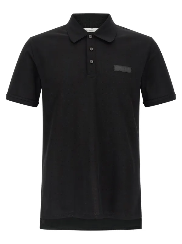 Logo Patch Shirt Polo Black sold by Wanan Luxury