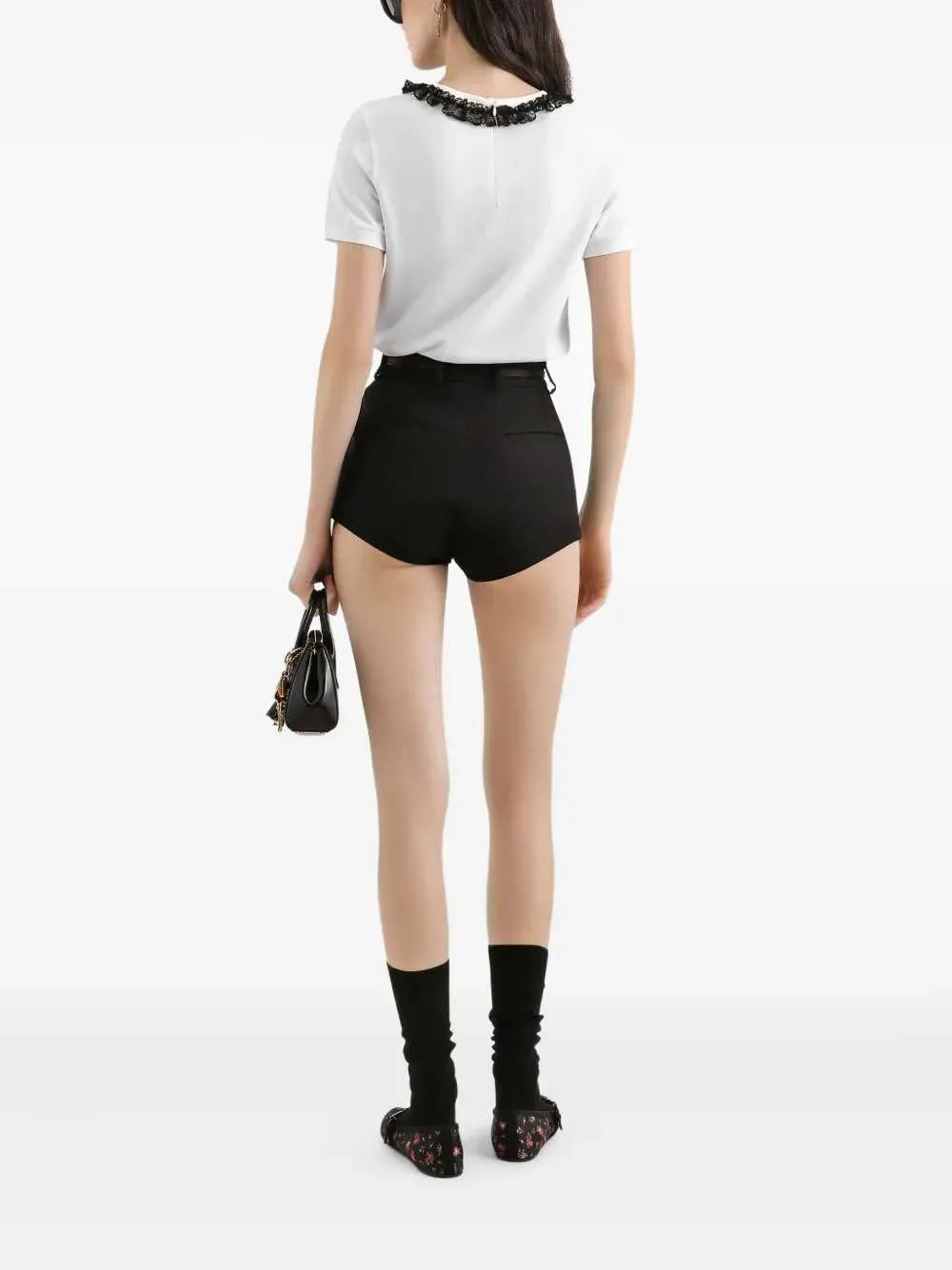 Ruffled T-Shirt sold by Wanan Luxury product image thumbnail 5