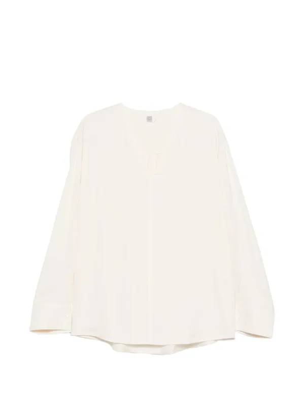 V-Necked Blouse sold by Wanan Luxury