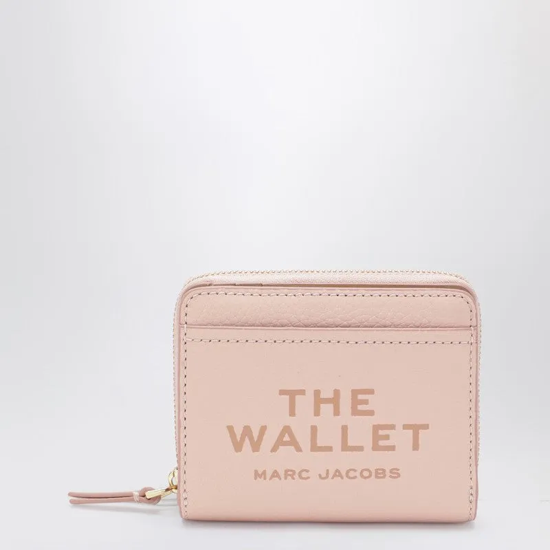 Mini Pink Full-Grain Leather Wallet made by Marc Jacobs