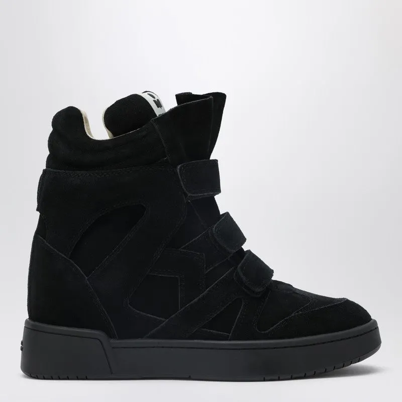 Bekett Wedge Sneakers In Black Suede made by Isabel Marant