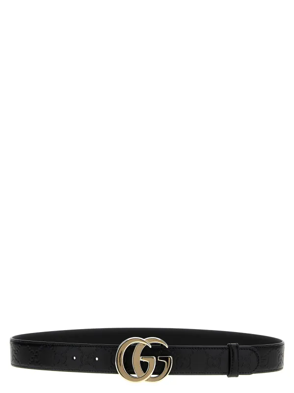 Gg Milano Belts Black made by Gucci