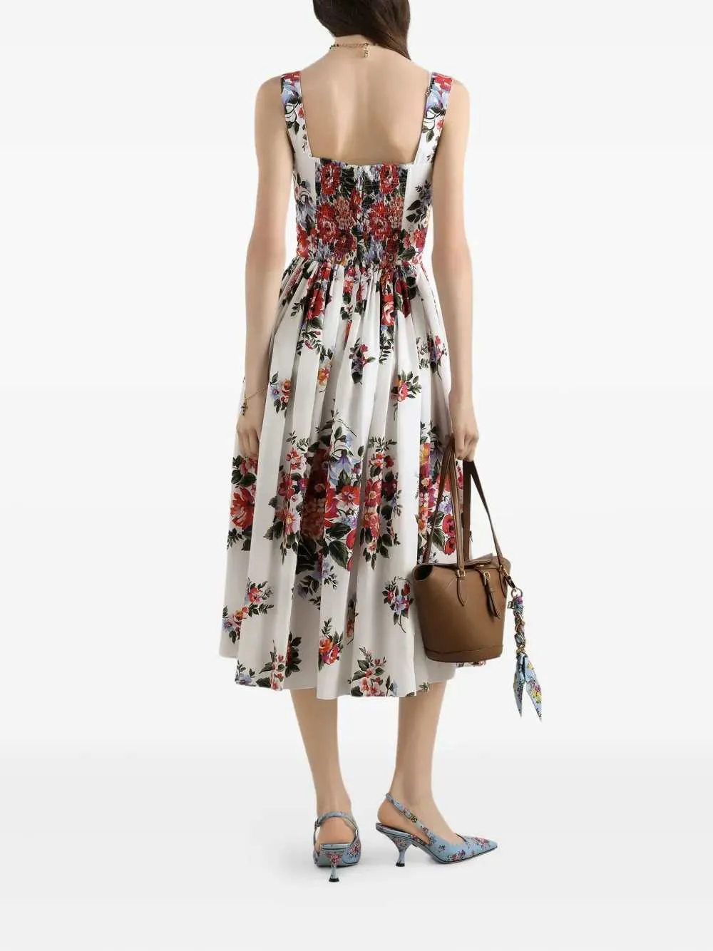 Floral Midi Dress sold by Wanan Luxury product image thumbnail 5