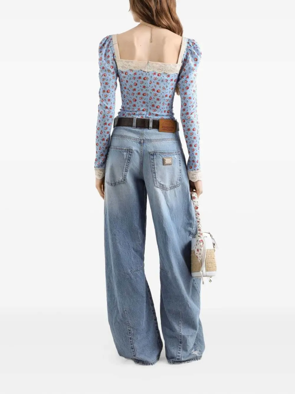 Floral Top sold by Wanan Luxury product image thumbnail 4