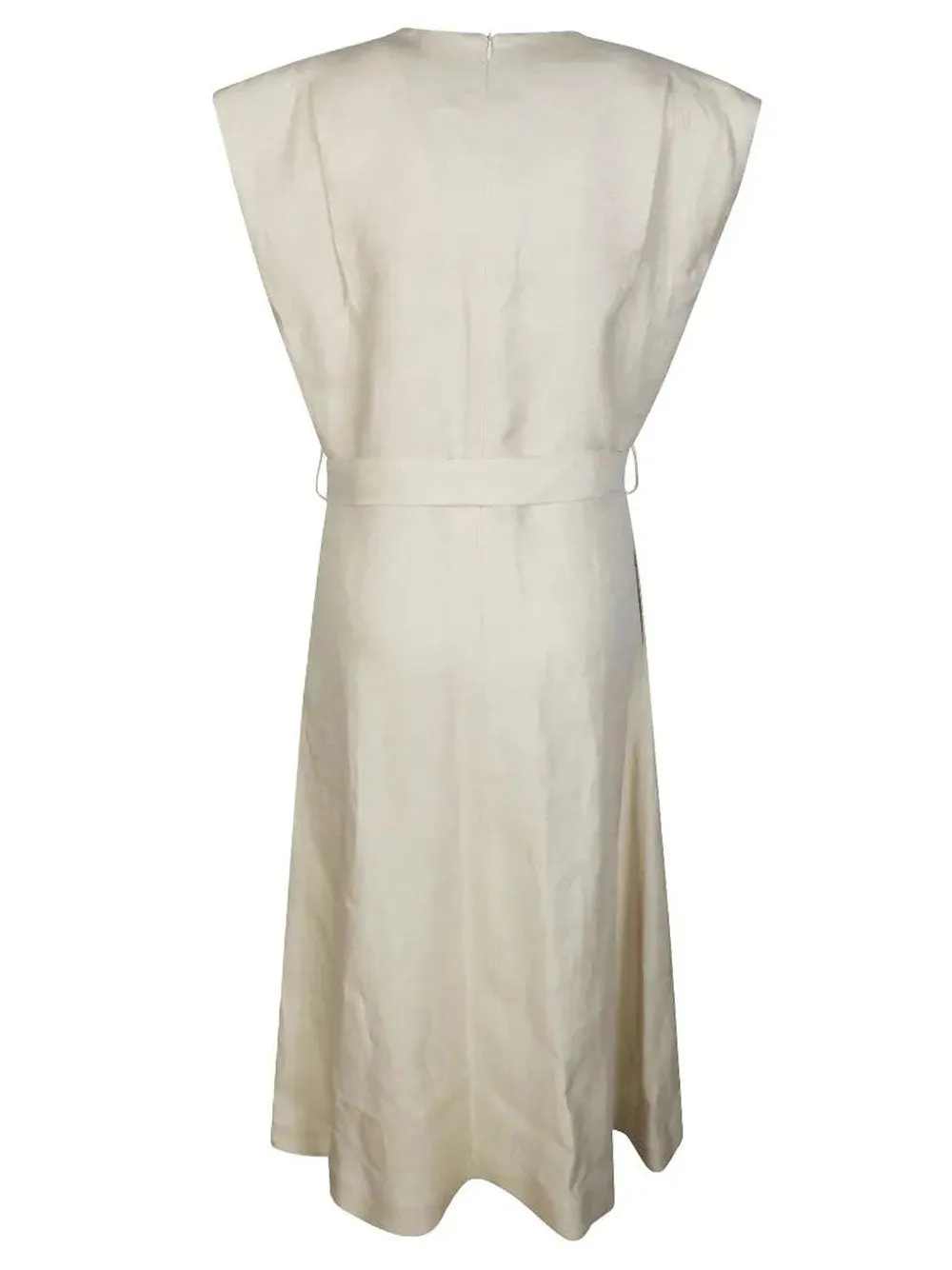Lia V-Neck Belted Midi Dress sold by Wanan Luxury product image thumbnail 2