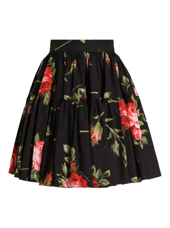 Floral Miniskirt made by Dolce & Gabanna