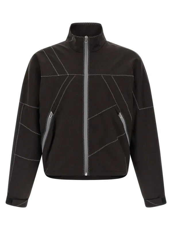 Fosco Puffer Jackets Brown made by Kiko Kostadinov