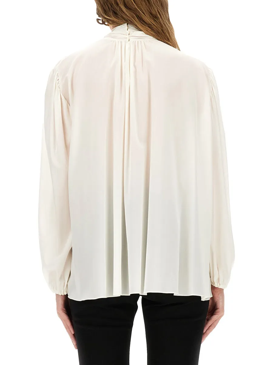 Silk Shirt With Scarf sold by Wanan Luxury product image thumbnail 3