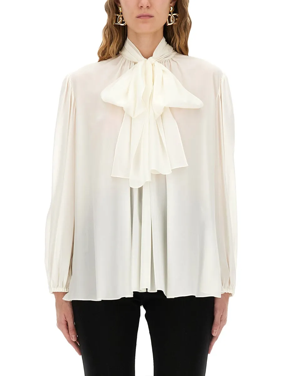 Silk Shirt With Scarf sold by Wanan Luxury