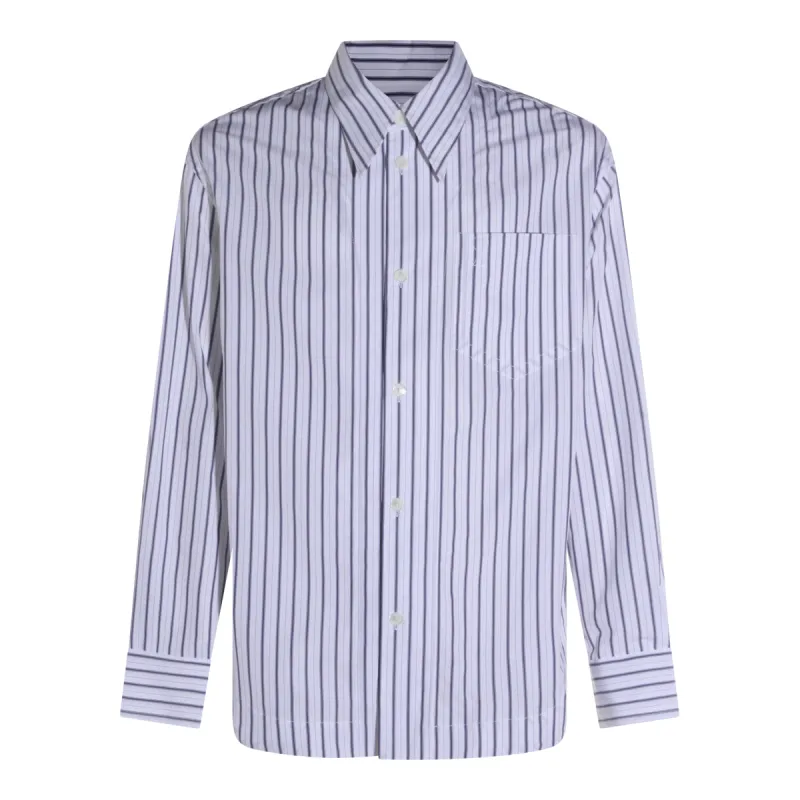 Shirts White-Blue sold by Wanan Luxury