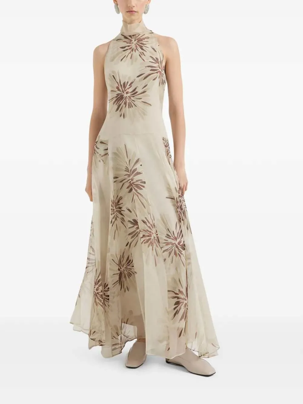 Long Printed Dress sold by Wanan Luxury product image thumbnail 2