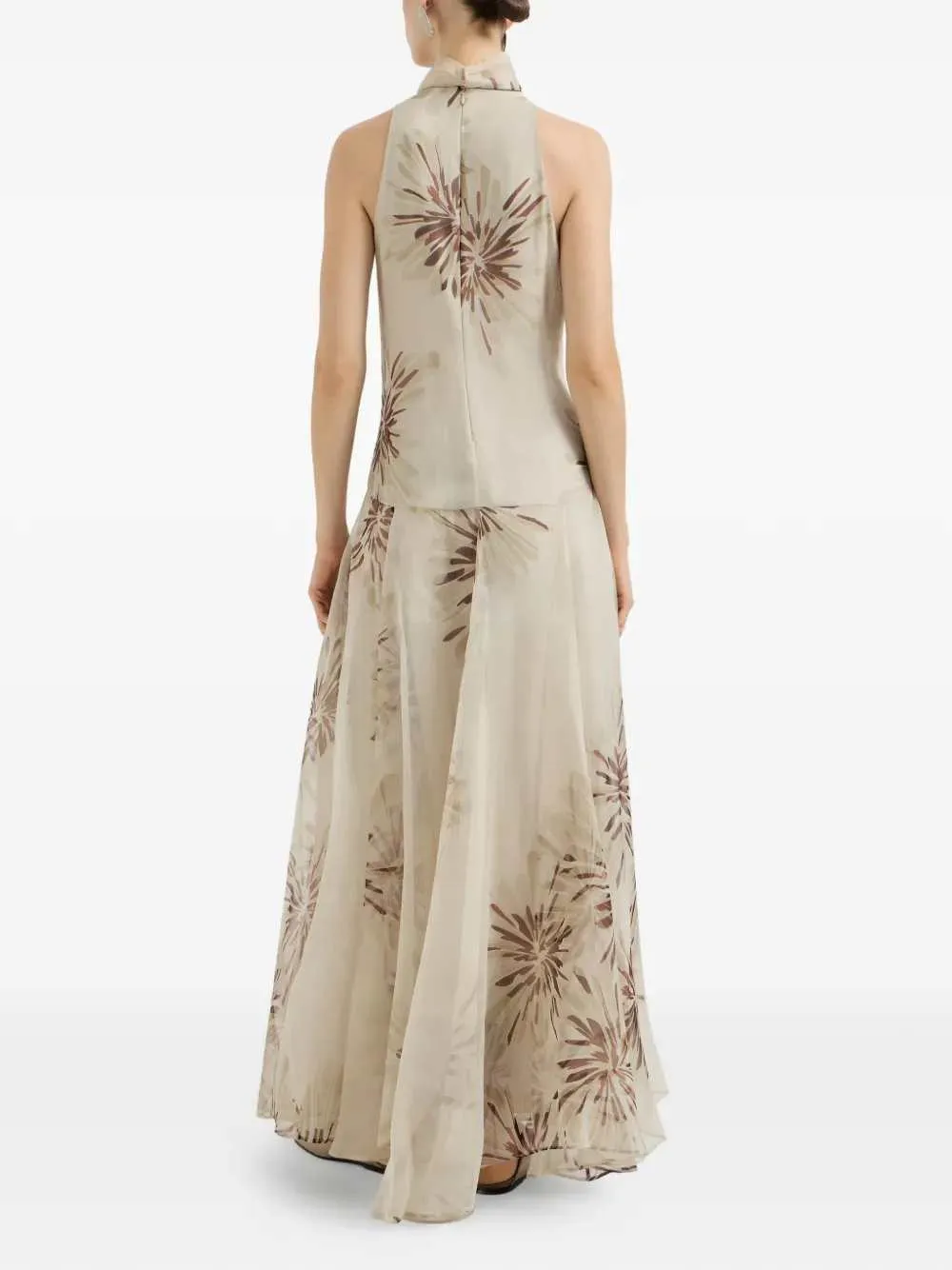 Long Printed Dress sold by Wanan Luxury product image thumbnail 3