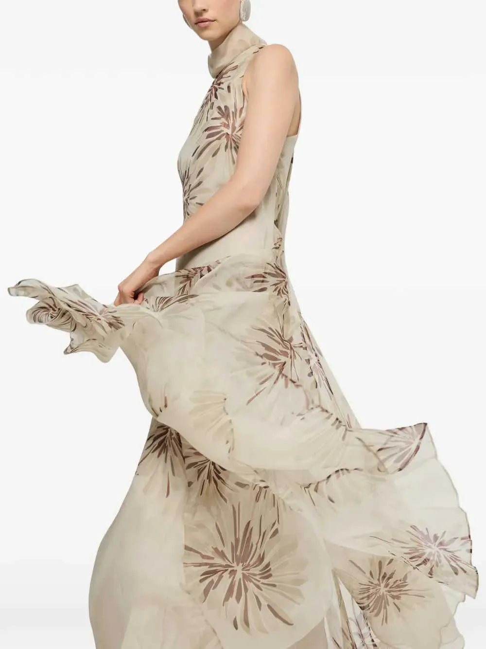 Long Printed Dress sold by Wanan Luxury product image thumbnail 4