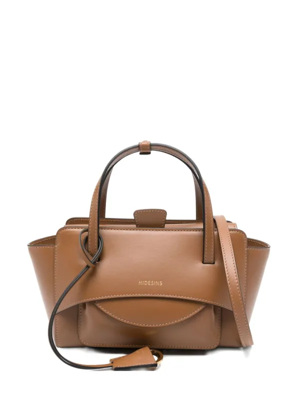 Flap Small Leather Tote Bag sold by Wanan Luxury