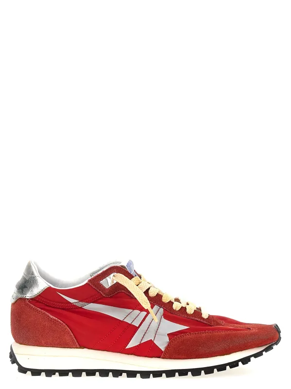 Running Marathon M77 Sneakers Red made by Golden Goose
