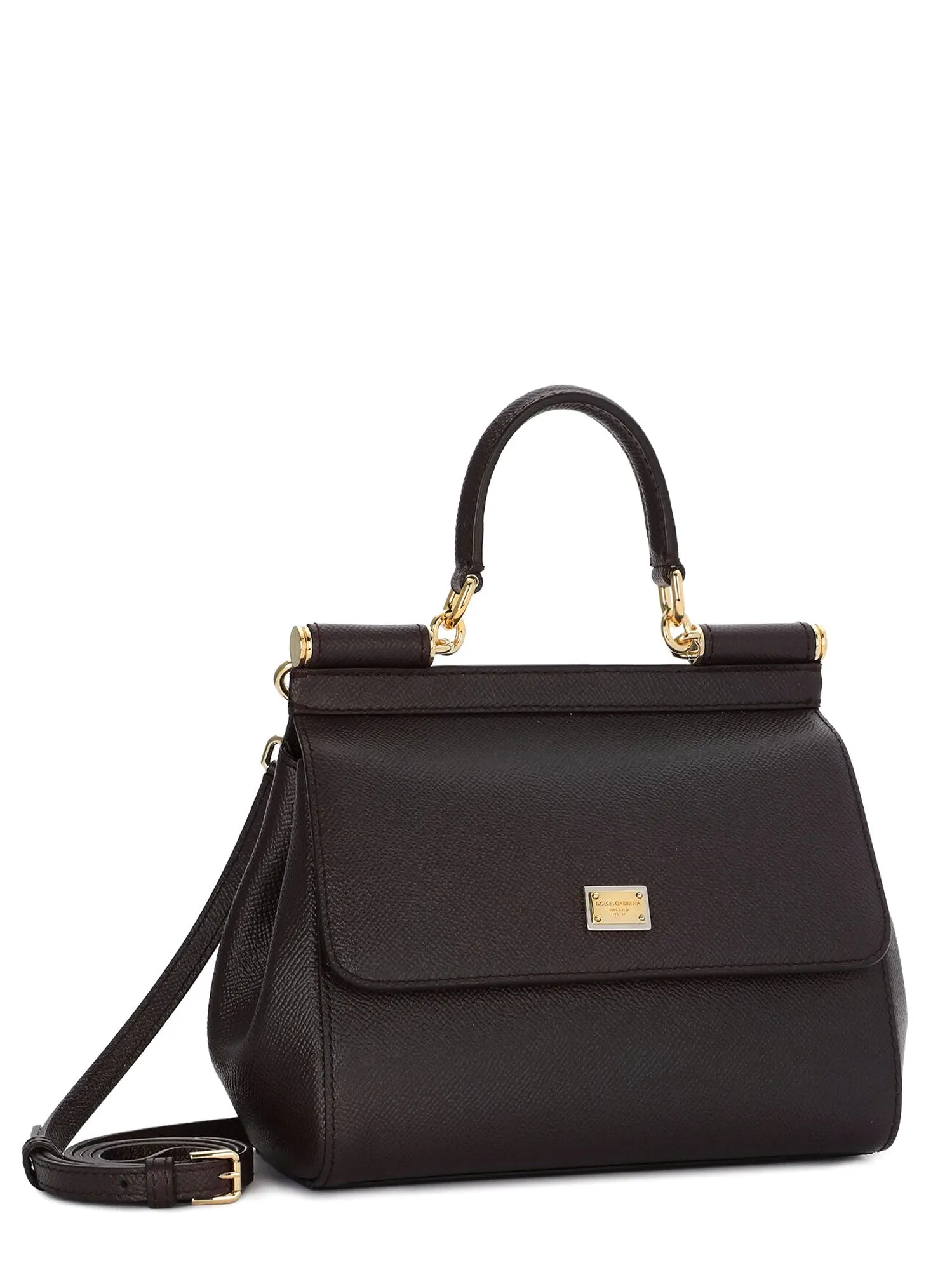 Sicily Medium Leather Crossbody Bag sold by Wanan Luxury product image thumbnail 3