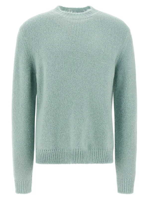 Alpaca Wool Sweater Sweaters And Cardigans Light Blue made by Jil Sander