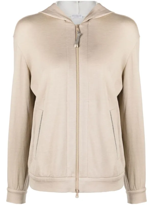 Cotton And Silk Blend Hoodie sold by Wanan Luxury