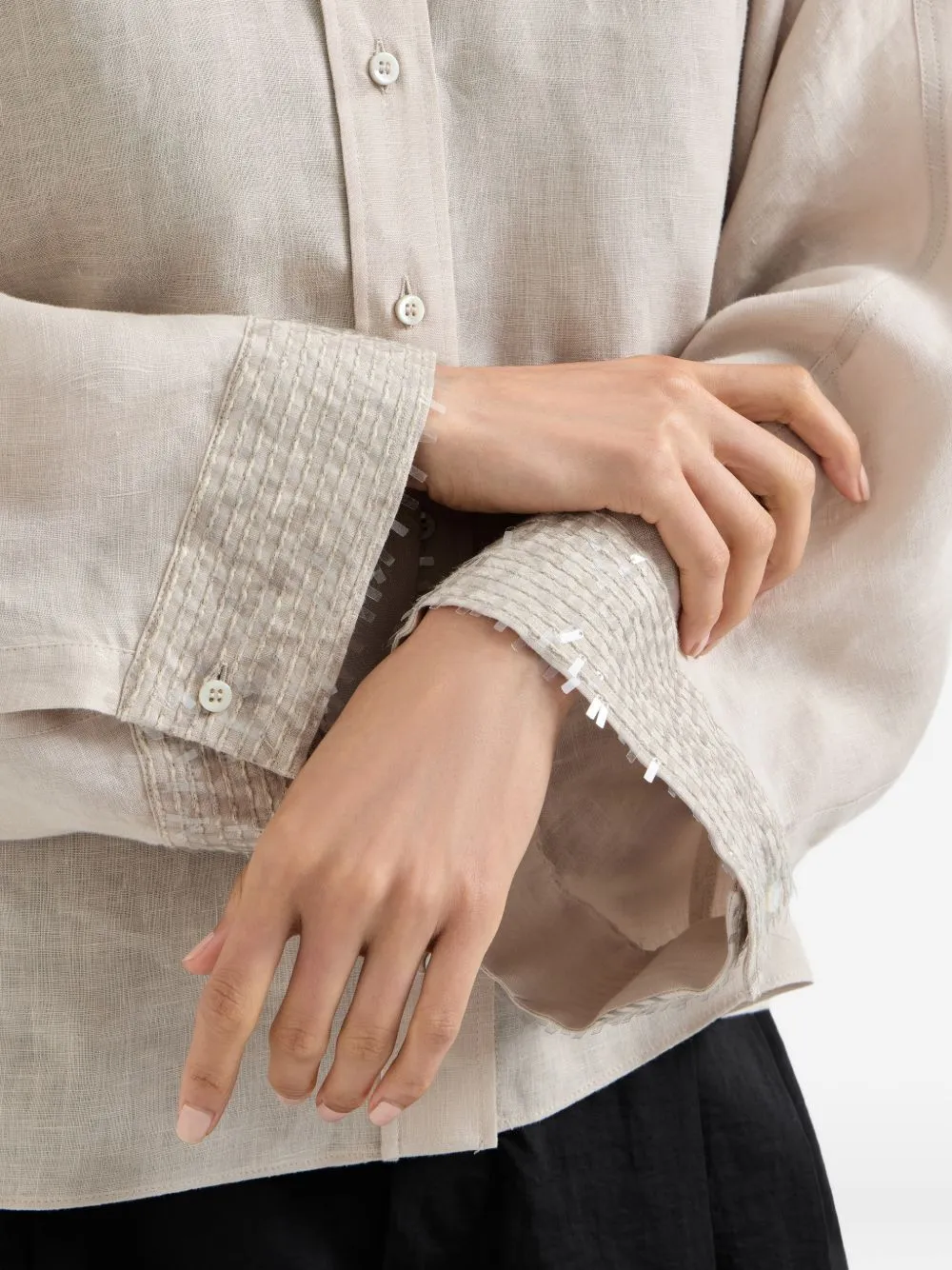 Linen Shirt sold by Wanan Luxury product image thumbnail 3