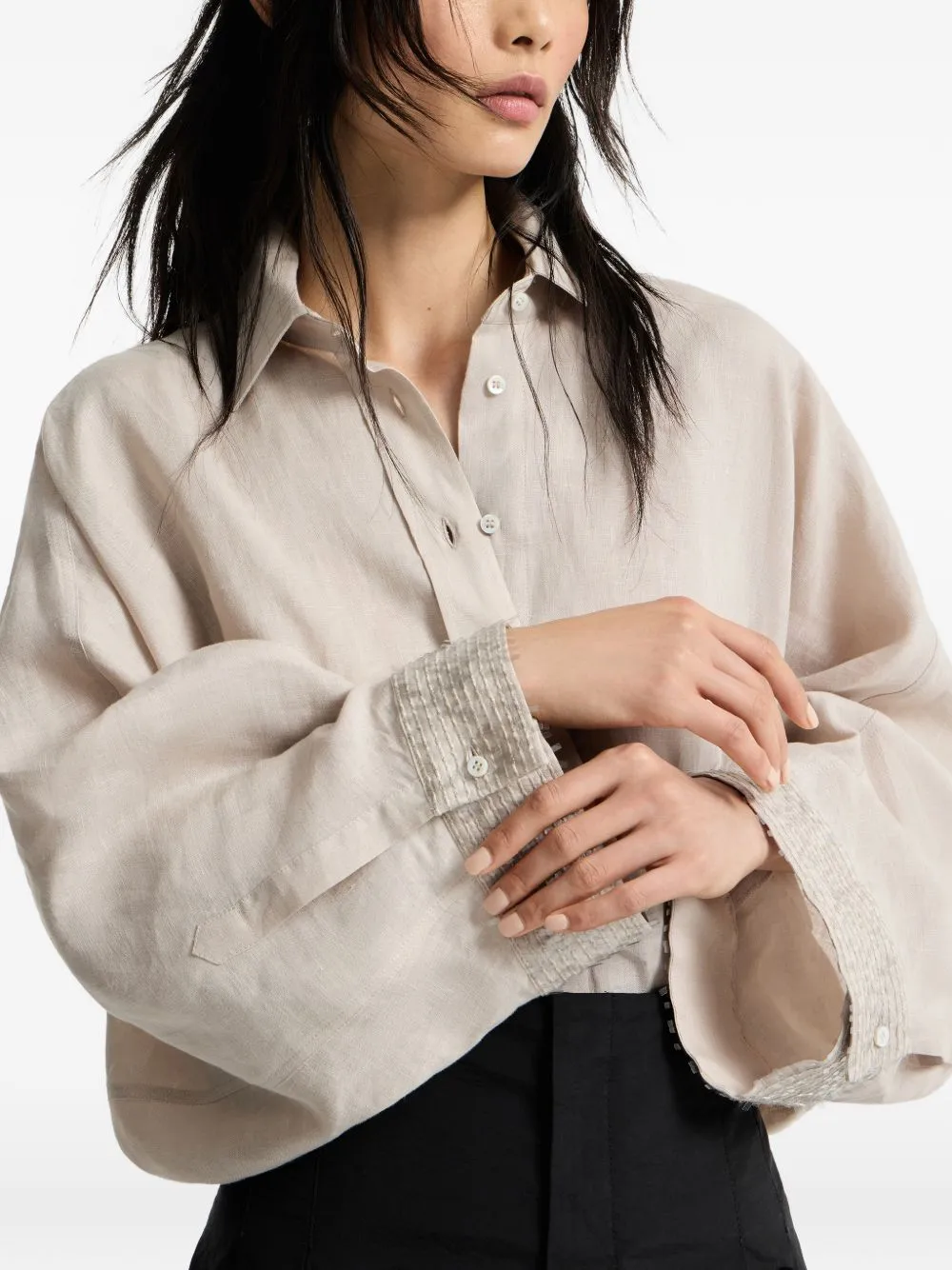 Linen Shirt sold by Wanan Luxury product image thumbnail 5
