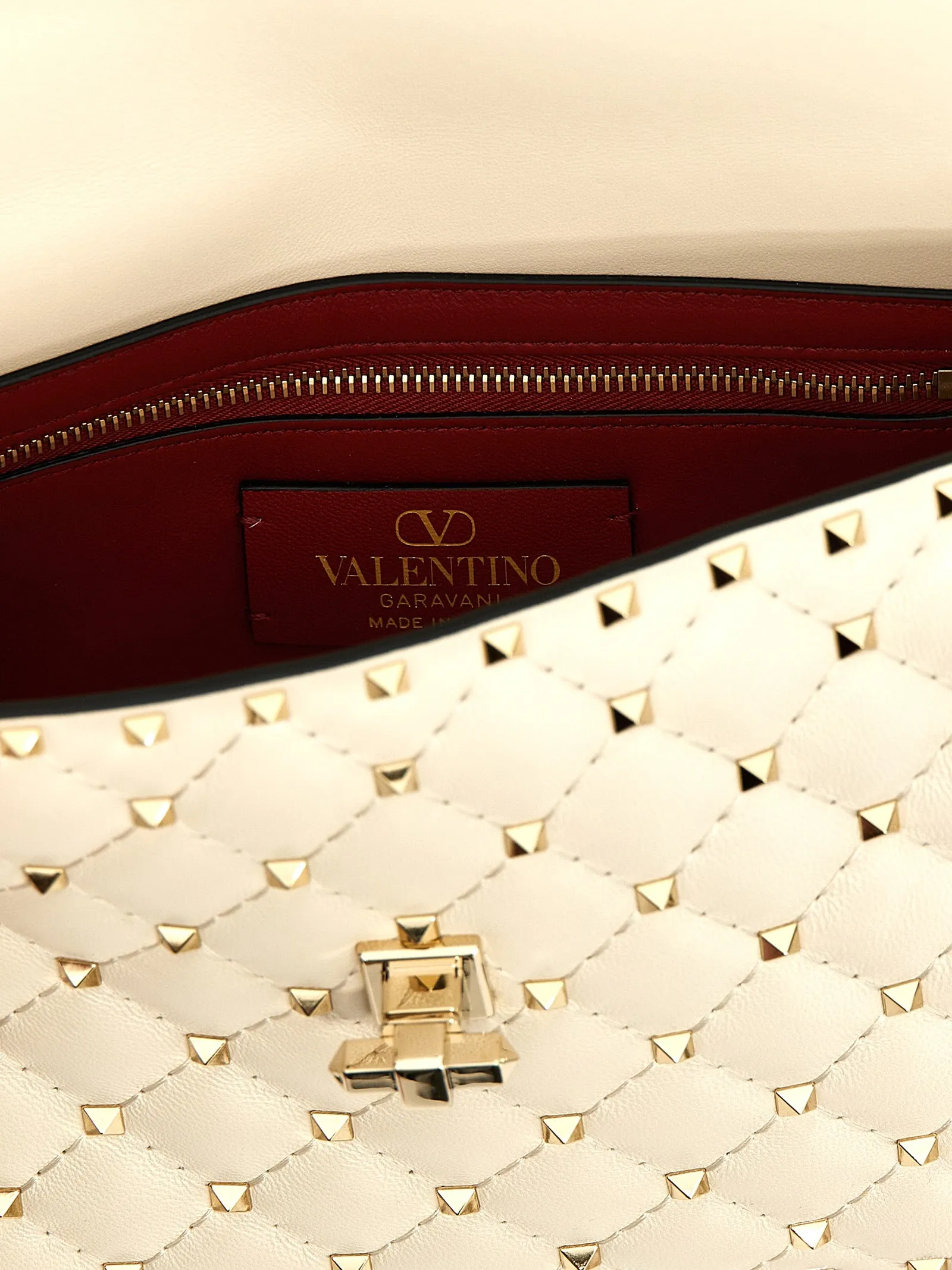 Rockstud Spike Shoulder Bags White sold by Wanan Luxury product image thumbnail 4