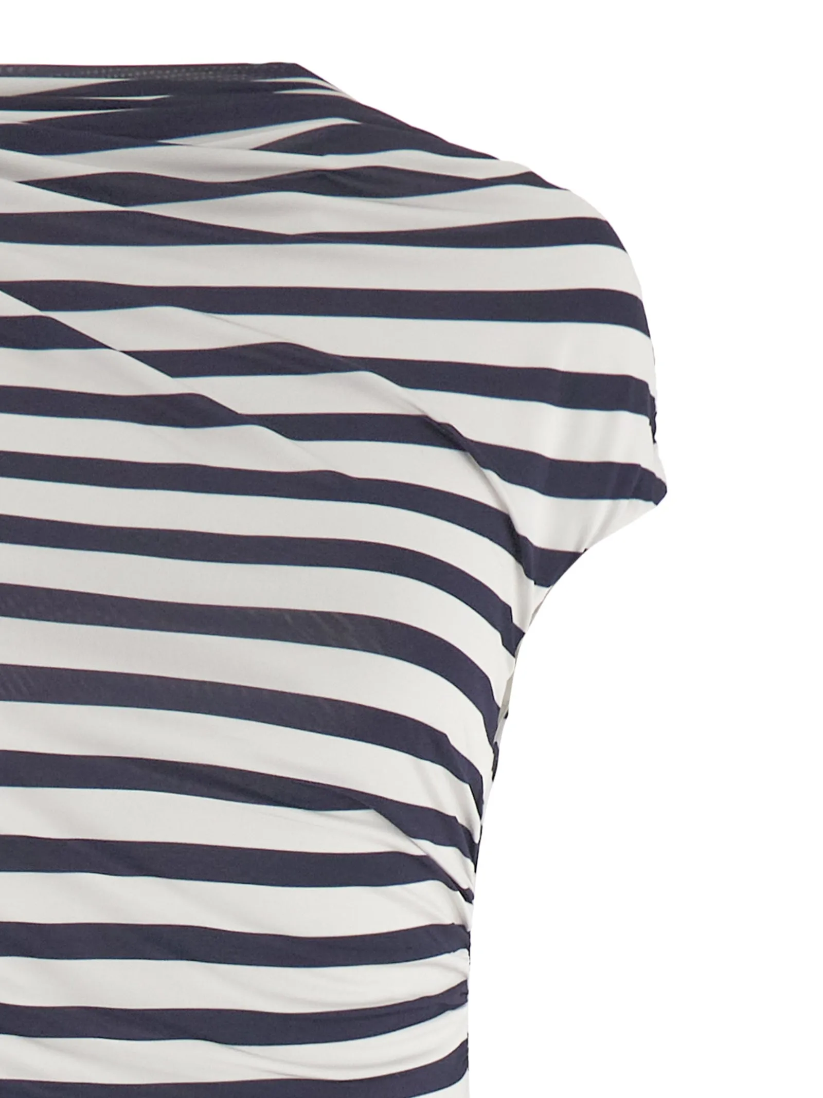 Navy Stripe Jersey Maxi Dresses Blue sold by Wanan Luxury product image thumbnail 3