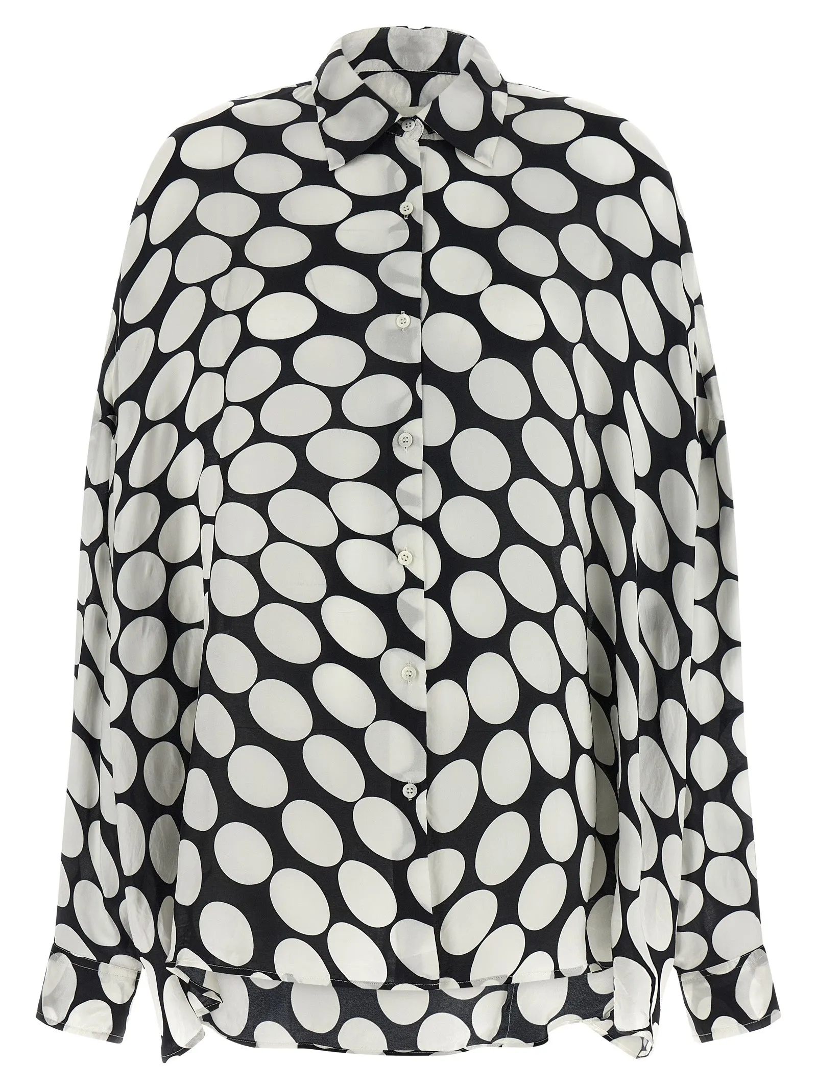 Casia Shirt And Blouse White/Black sold by Wanan Luxury