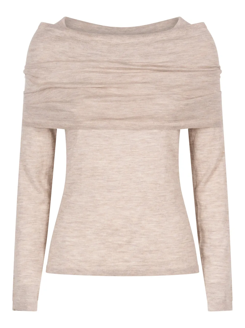 Lightweight Cashmere Sweater With Removable Wrap Detail sold by Wanan Luxury