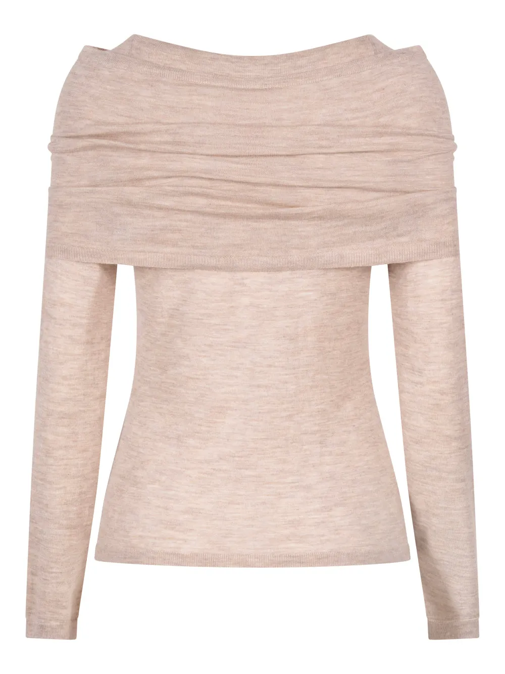 Lightweight Cashmere Sweater With Removable Wrap Detail sold by Wanan Luxury product image thumbnail 2